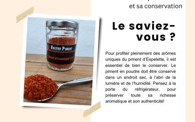 Le saviez-vous? Tout sur le piment et sa conservation.